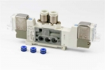 5/3 directional valve type 60 for DIN-rail
type SY3360-5LOU-C6-Q